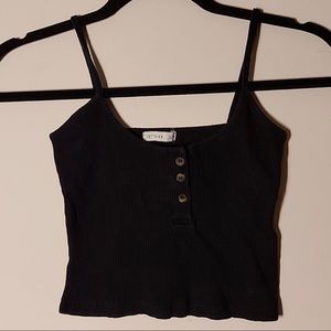 Cotton: ON Ribbed Crop Tank Top